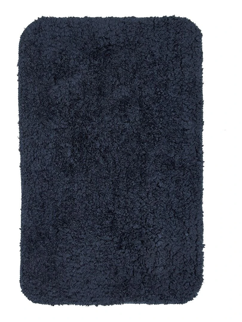 Tapis de bain tufté uni 'ESSENTIAL' 'TODAY' Bleu marine