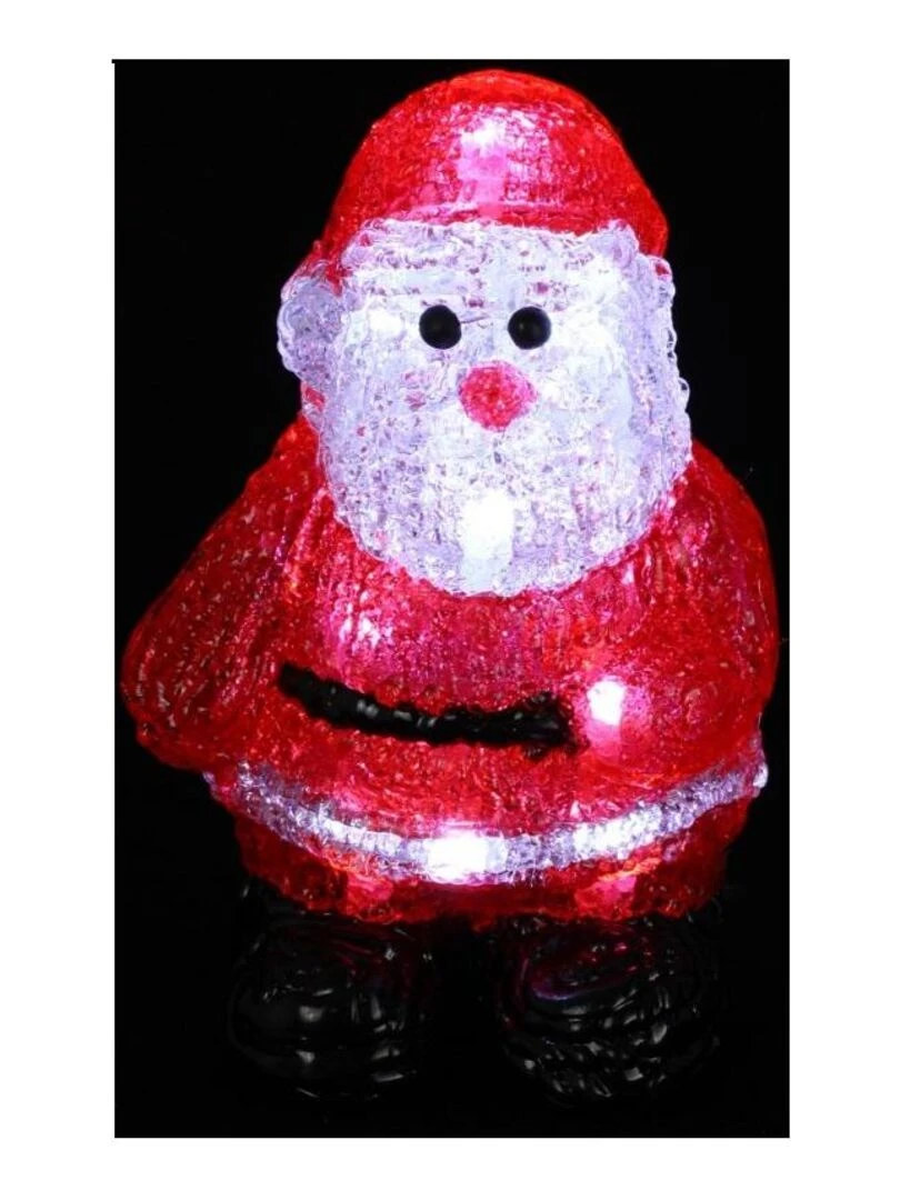 Pere noel lumineux à LED Rouge