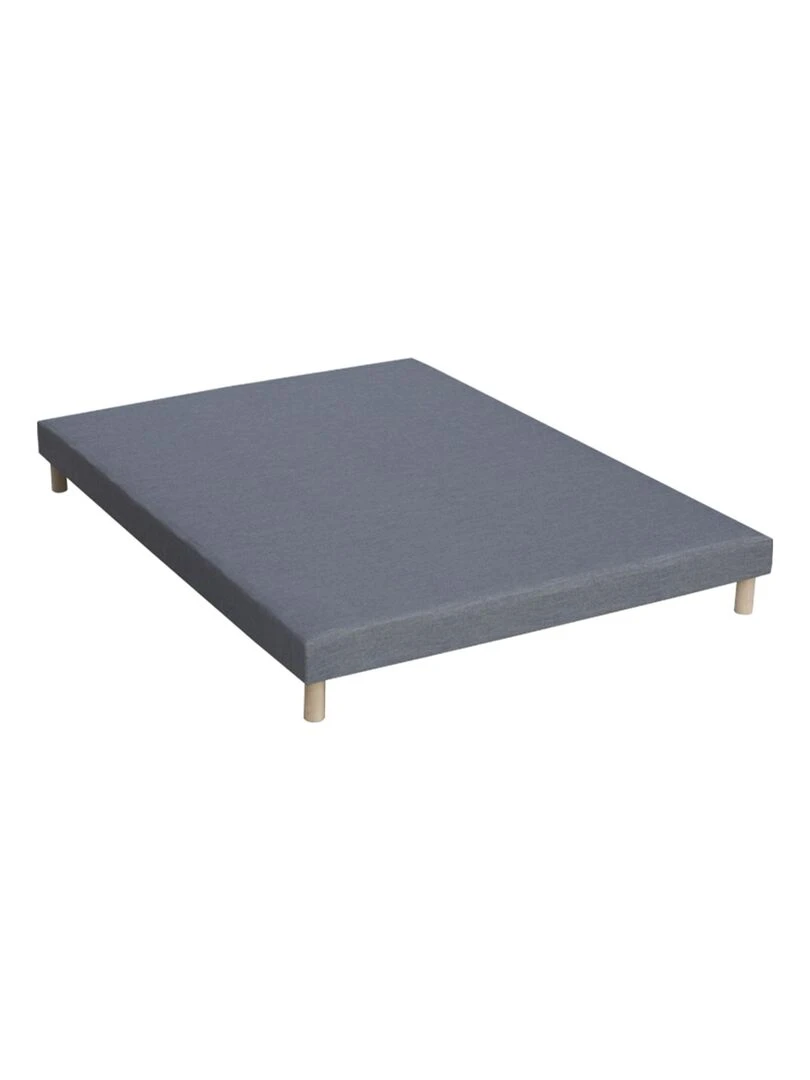 Ensemble Matelas 100% latex 5 zones ORIGINEL + Sommier Fabriqué en France   Sommier Bleu   Bleu Blanc