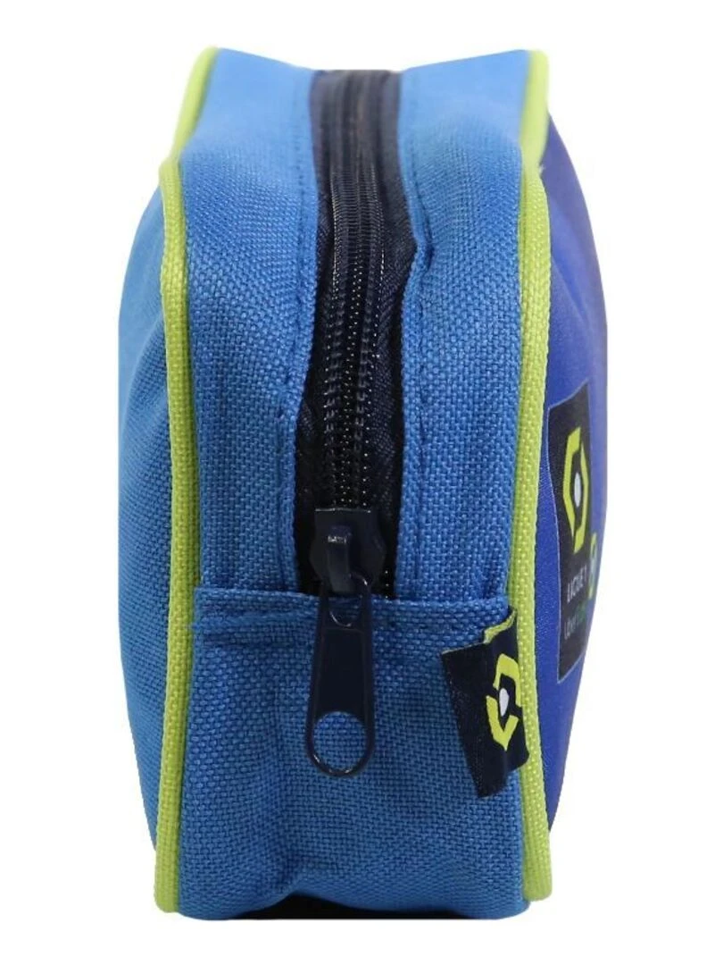 BAGTROTTER Trousse rectangulaire Ligue 1 Uber Eats Football Grise   Bleu