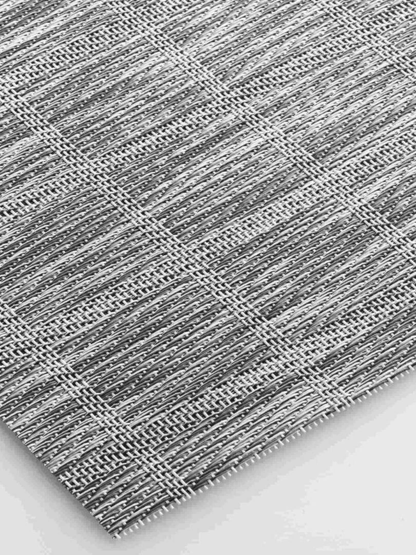 Lot de 6 sets de table Couki noir Noir Noir