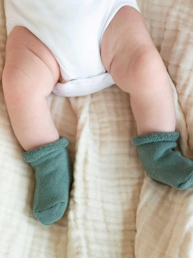 Chaussettes naissance   Vert