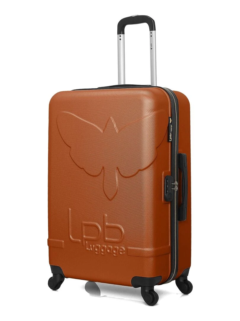 LPB LUGGAGE   SET DE 3 ABS NORINE A 4 ROUES   Rouge