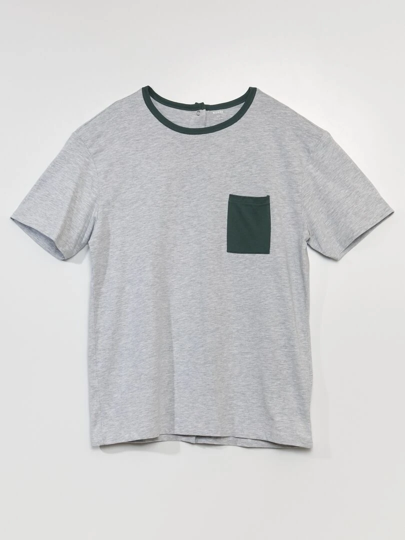 Ensemble de pyjama   2 pièces   So Easy   Vert/gris