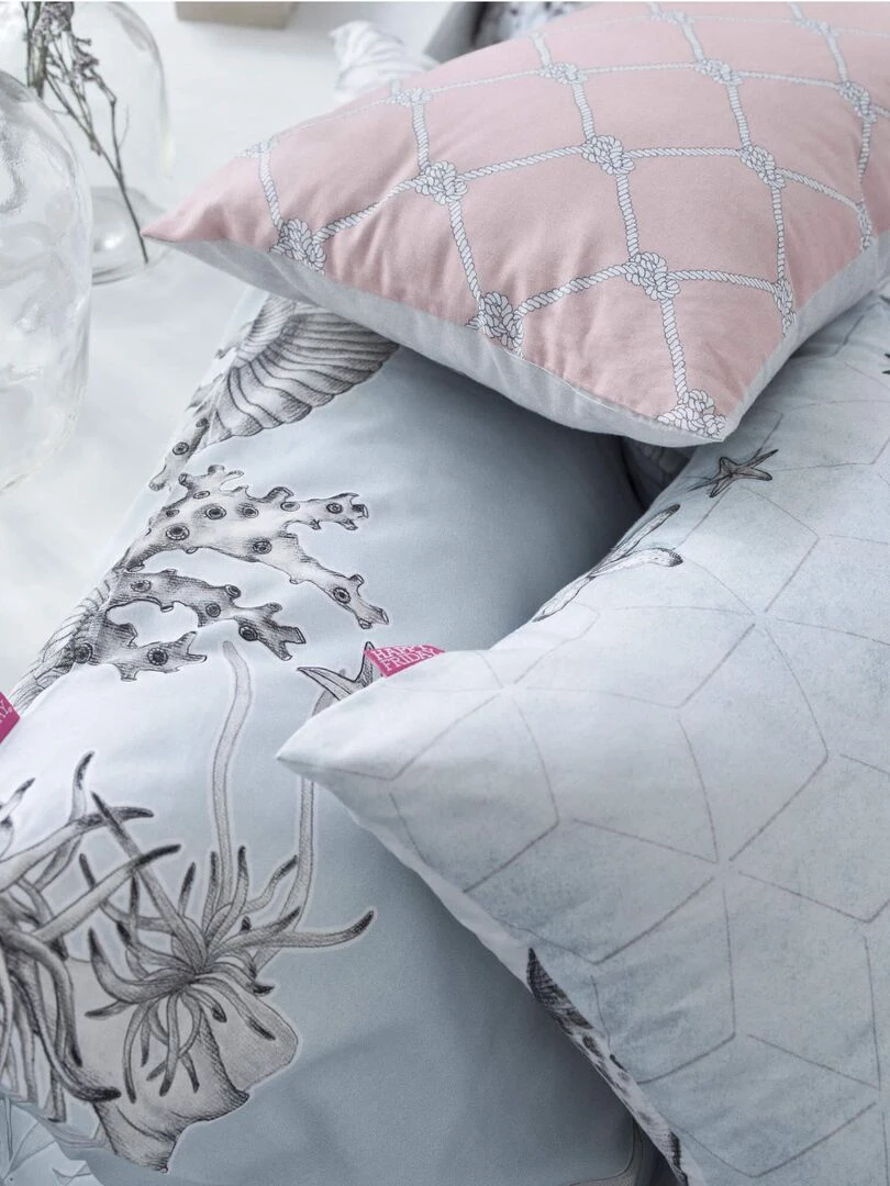 Housse de coussin Star "Happyfriday"   Blanc
