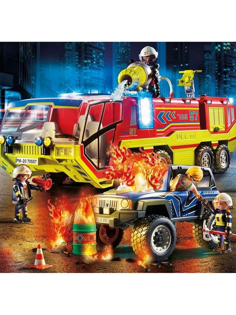 City Action   Opération des pompiers avec un véhicule de pompiers   N/A