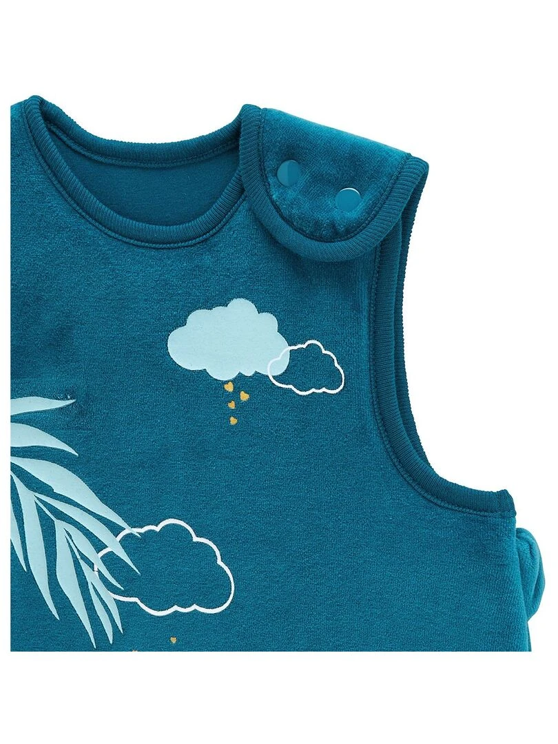 Gigoteuse TOG 2 en velours Moana   Bleu