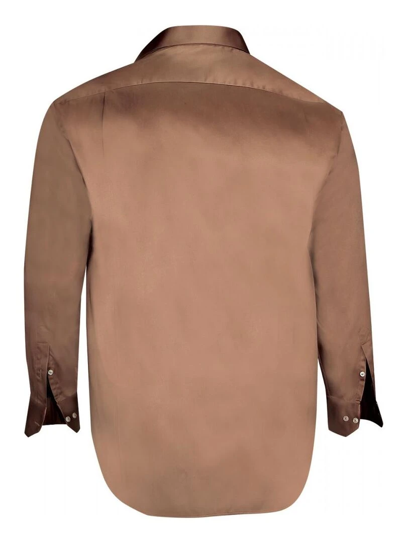 Chemise en coton STANLEY Marron