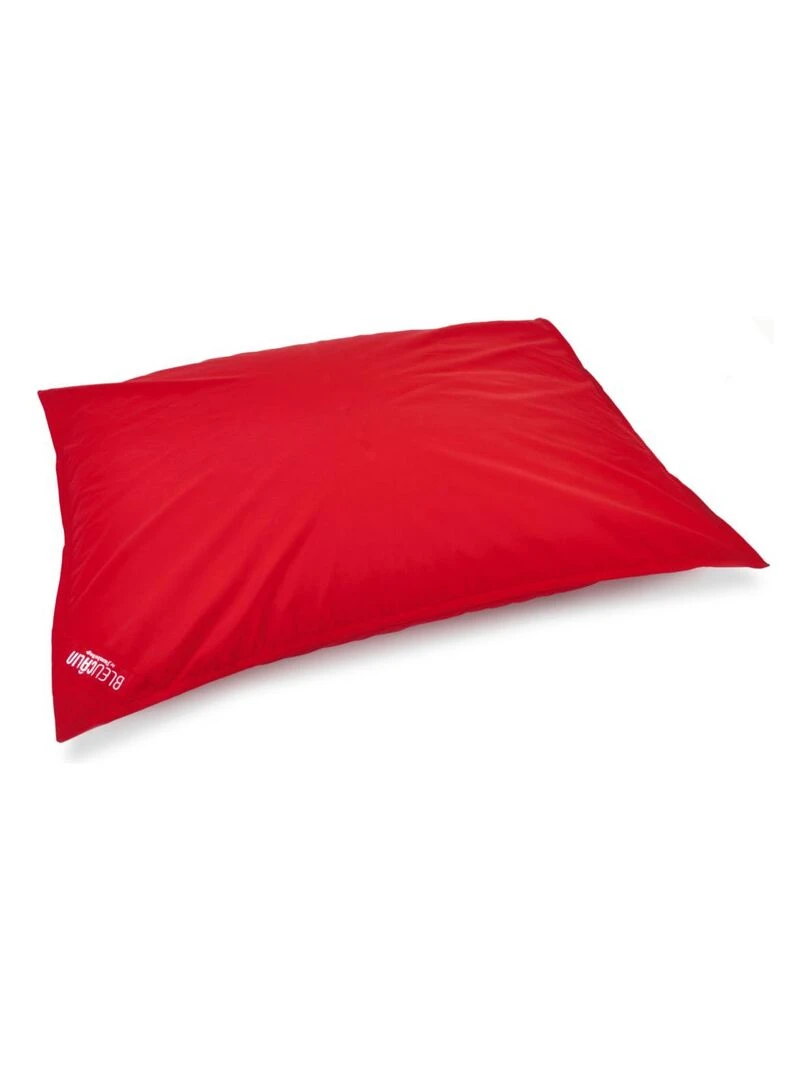 Bleu Câlin   Pouf géant XL d'extérieur résistant aux UV   Rouge 130x165cm   Rouge