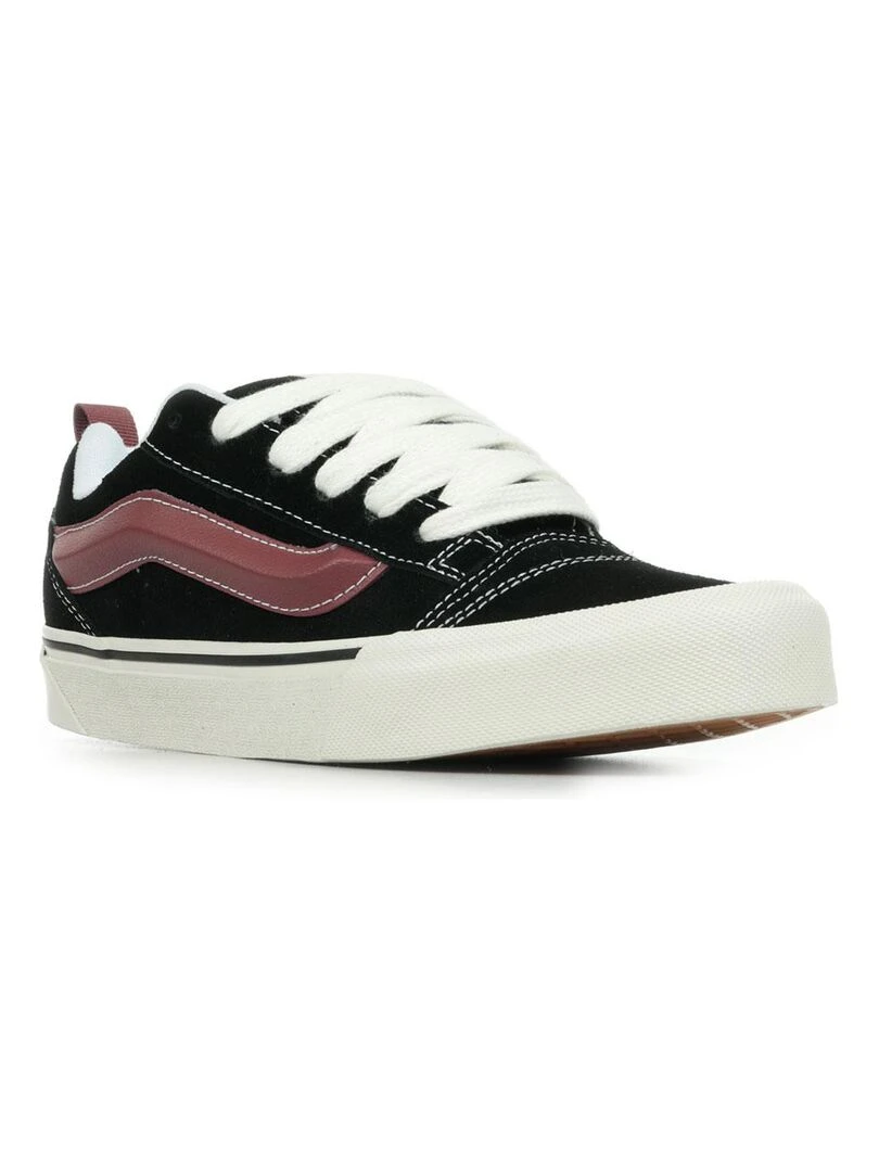 Baskets Vans Knu Skool Noir Bordeaux Blanc