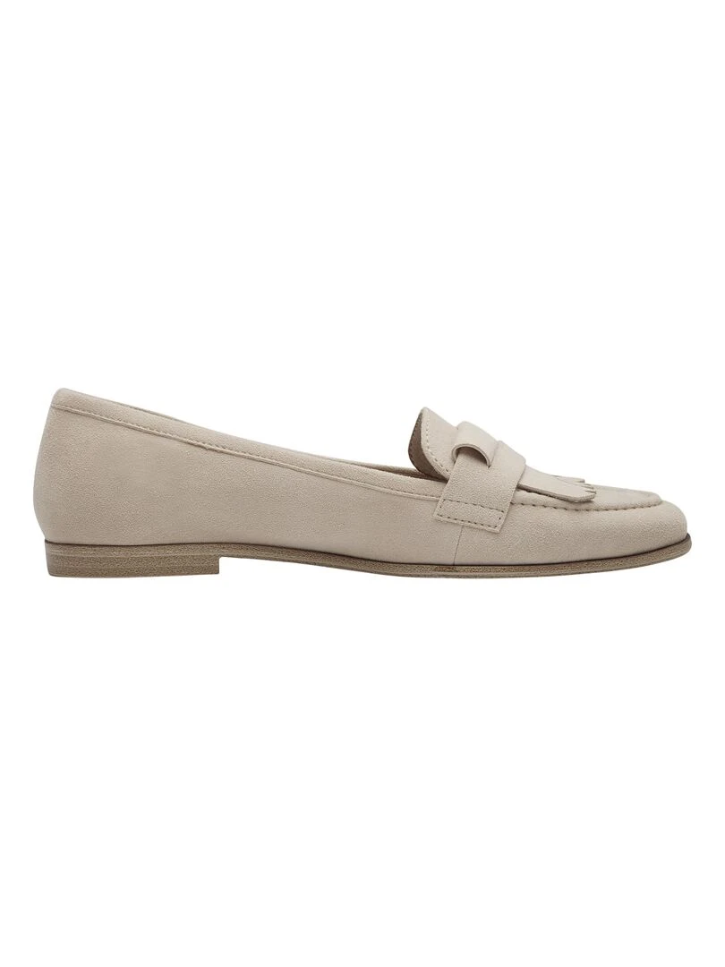 Mocassin Cuir Tamaris Beige