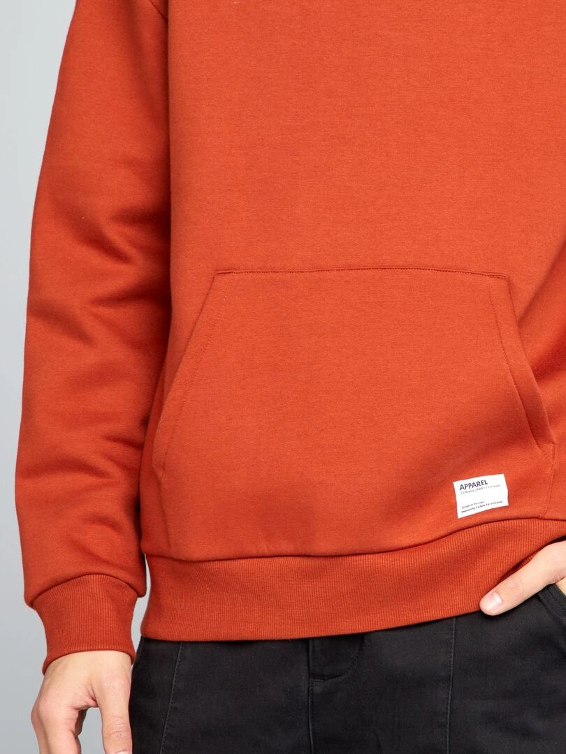 Sweat à capuche Orange
