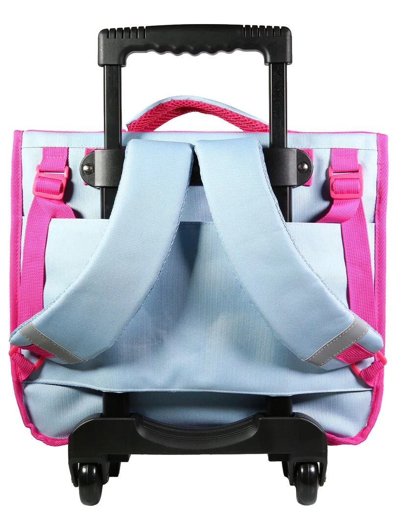 BAGTROTTER Cartable à roulettes 38 cm Lili Lou Chat Rose   Rose