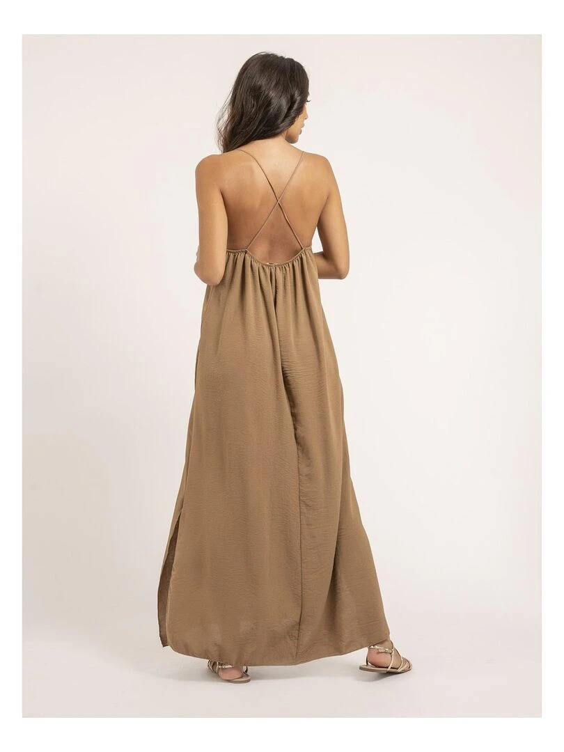 Robe longue IGGY Beige