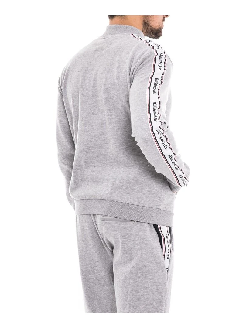 Sweat zippé col montant WAPIAZA Gris