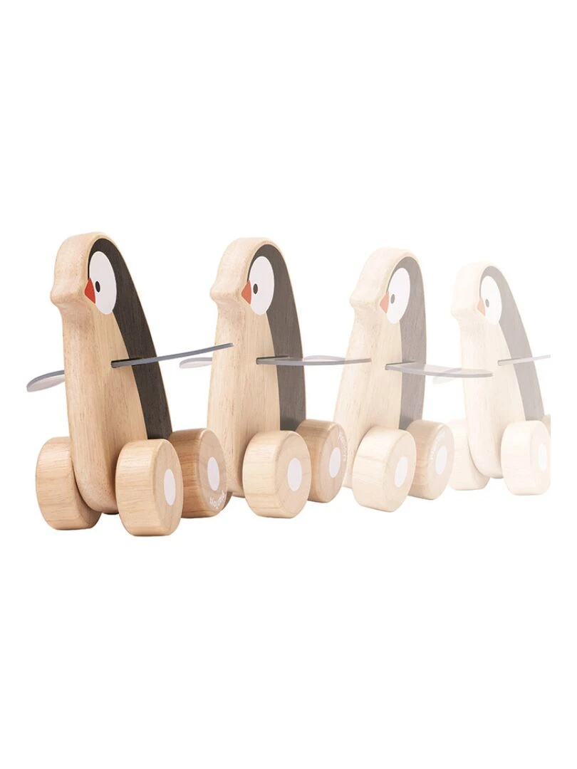 Jouet en bois Pingouin roulant N/A