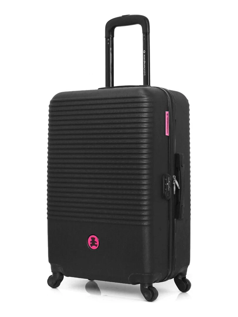 LULU CASTAGNETTE VALISE GRAND FORMAT RIGIDE 75CM BAND A Noir