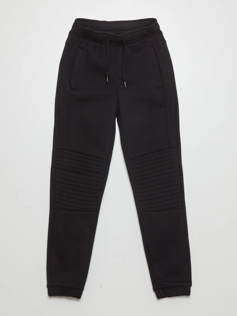 Pantalon jogging en molleton Coupe + ajustée noir