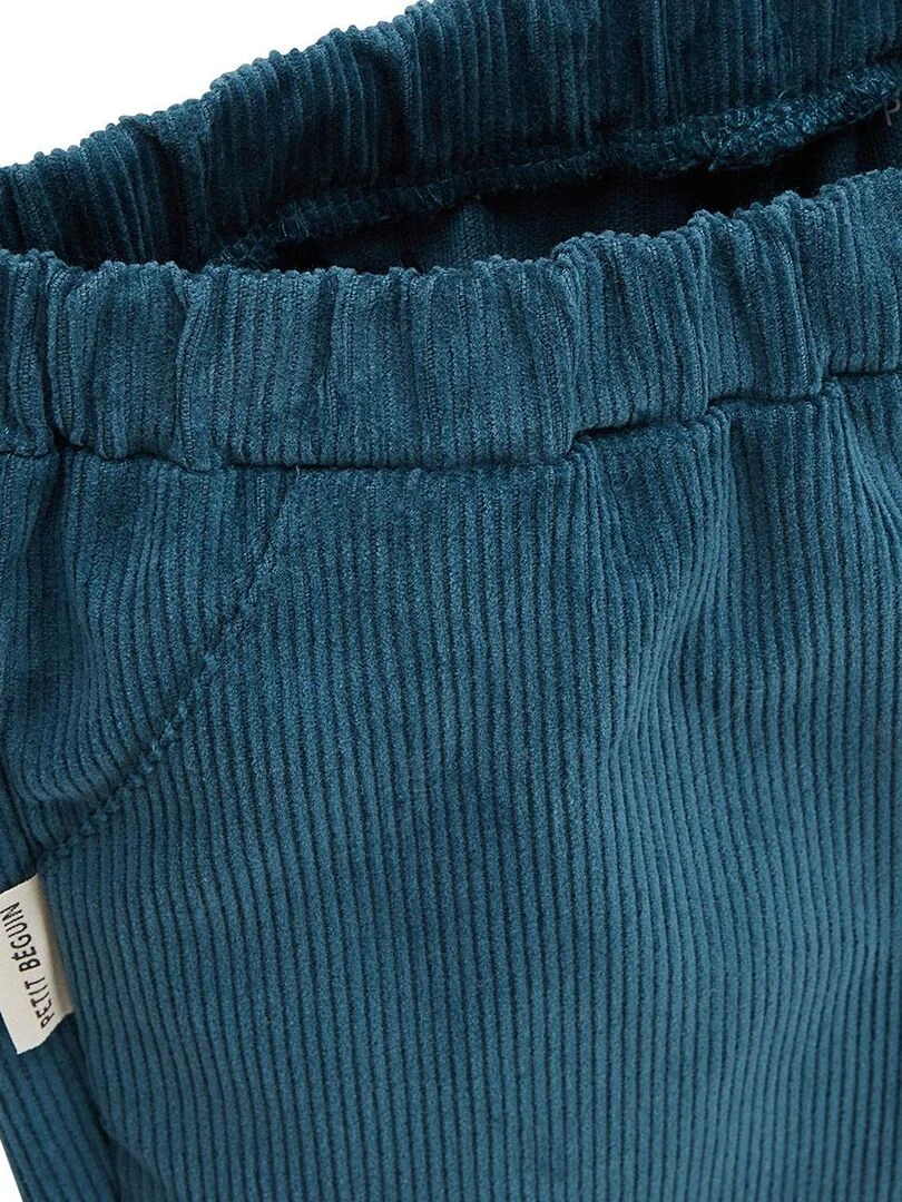 Pantalon bébé en velours côtelé Marceau   Bleu