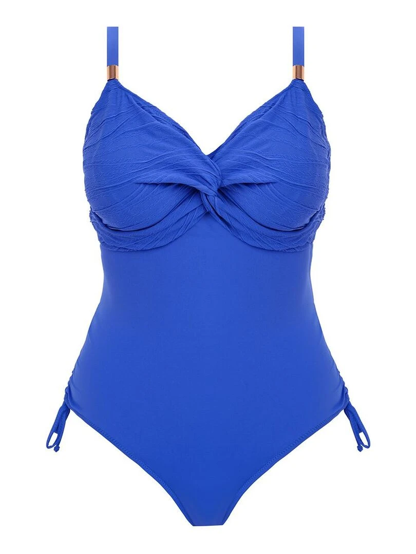 Maillot une pièce avec armatures Beach waves   Bleu