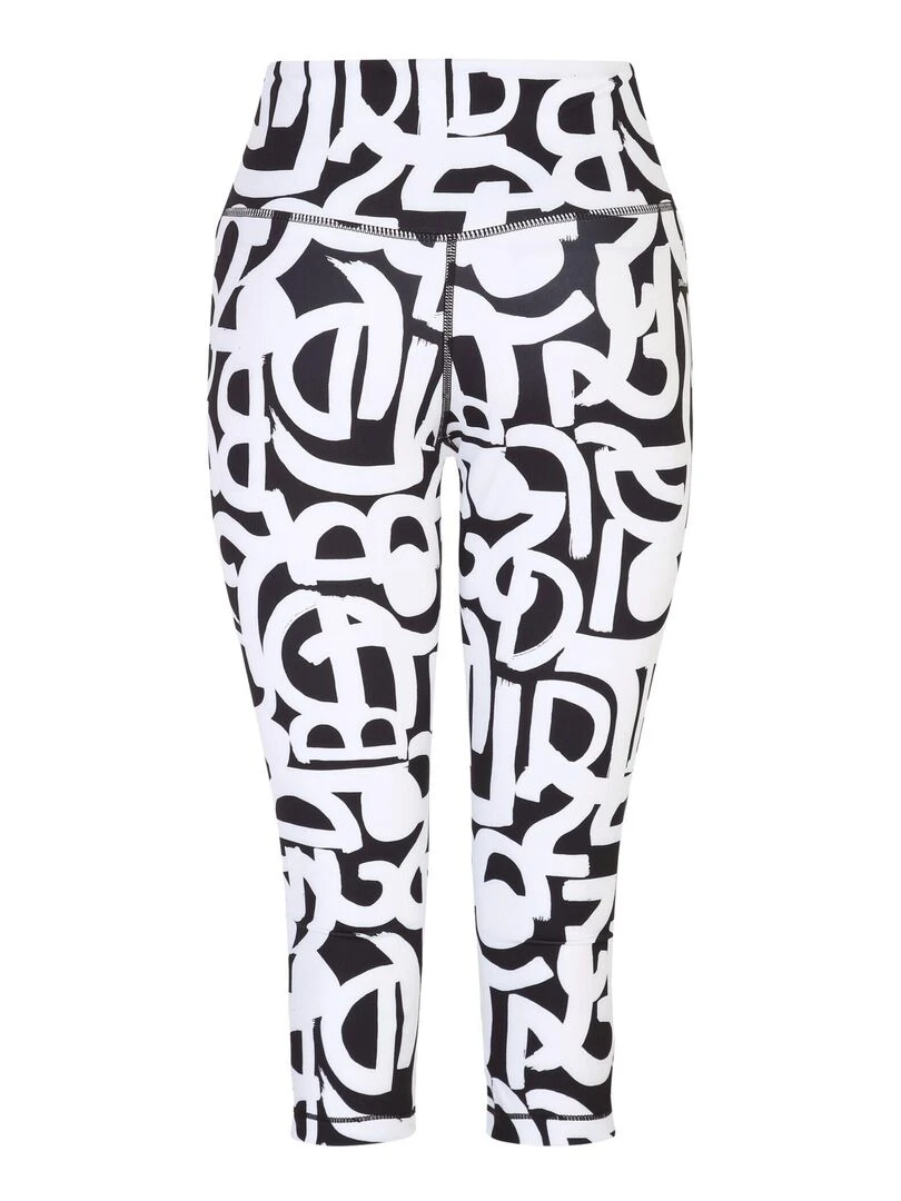 Dare 2B Legging ¾ INFLUENTIAL Noir Blanc