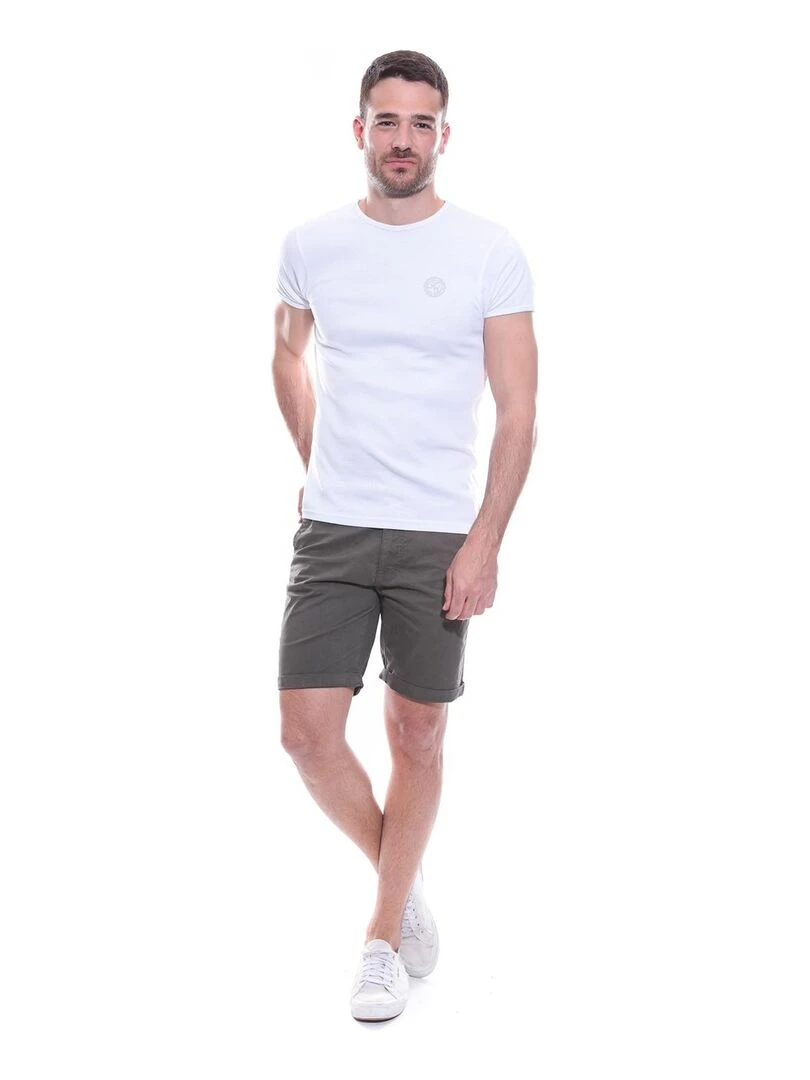 Bermuda chino BOLTON   Gris foncé
