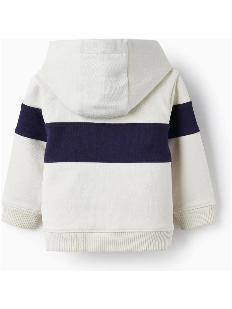 Pull à capuche en coton pour bébé garçon 'Royals Off Duty'   ROYALS OFF DUTY   Blanc