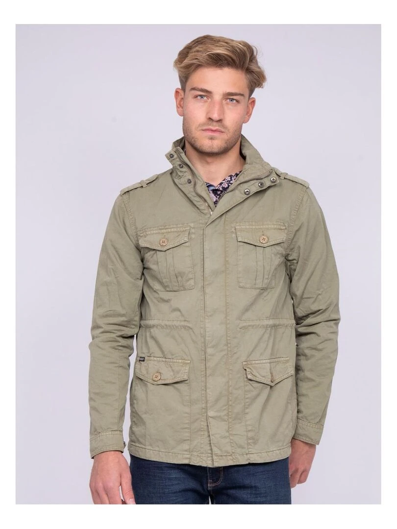 Veste saharienne ZUSTAVE Kaki