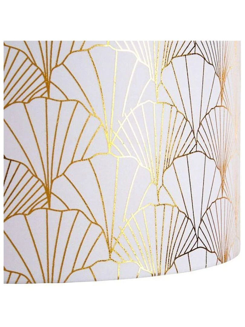 Suspension cylindrique Biloba D40   Blanc