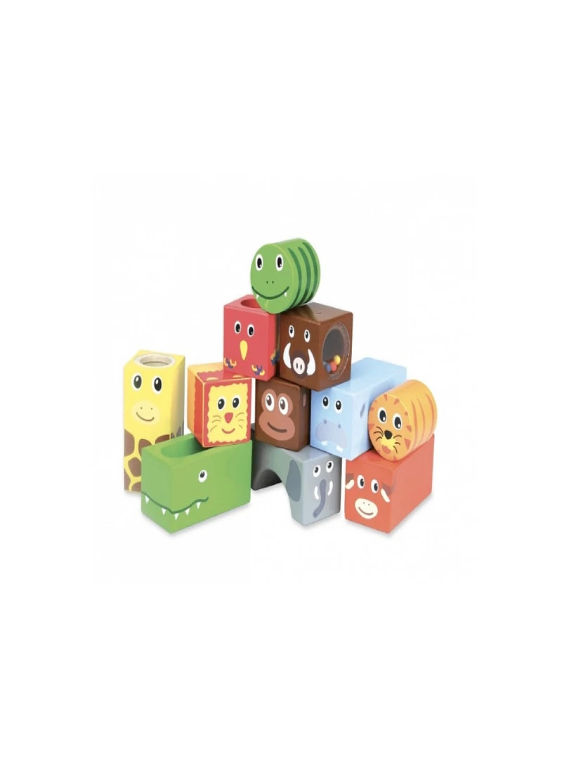 Cubes Sonores Animaux De La Savane N/A