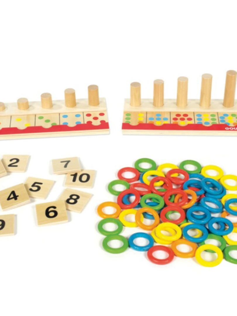 Jeu Apprendre À Compter Anneaux Colorés N/A