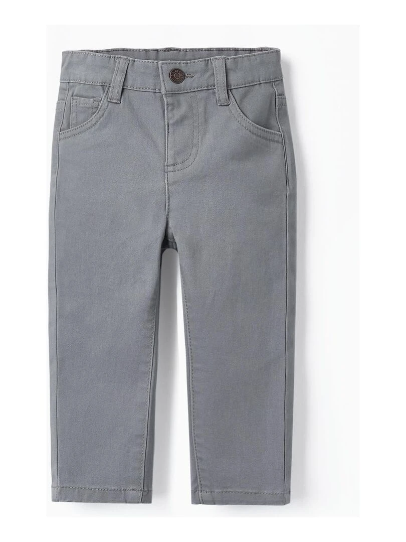 Pantalon en Sergé de Coton pour Bébé Garçon NOËL Gris