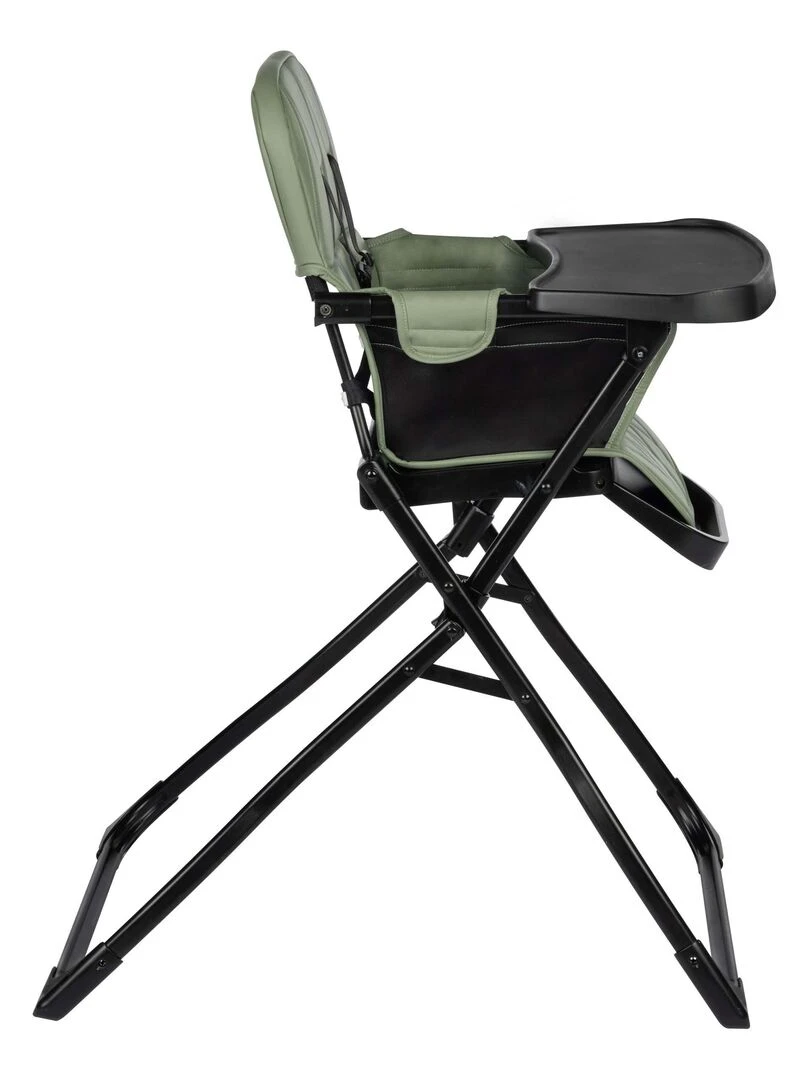 BEBECONFORT Chaise haute bébé LILY compacte et lègère de 6 mois à 3 ans (15 kg) Mineral green Vert