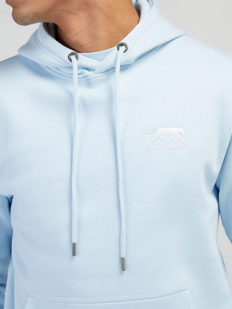 HOODIE PREDATOR Airness   Bleu clair