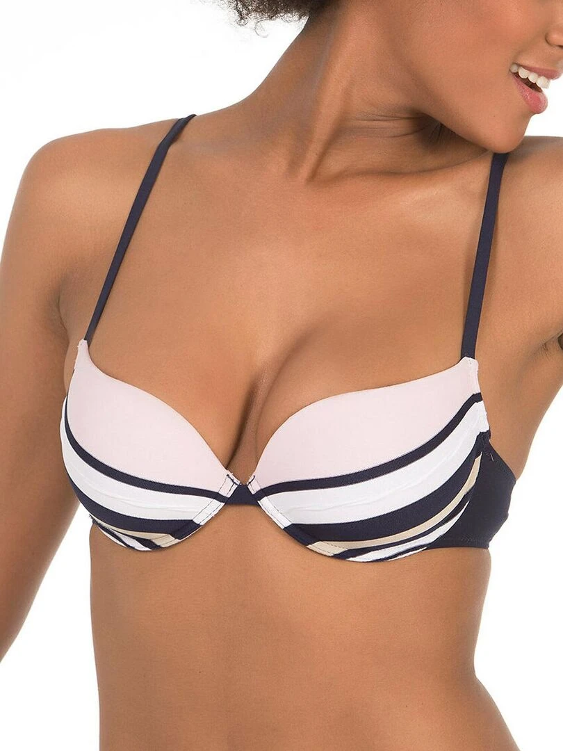 Haut maillot de bain balconnet Marinera   Rose
