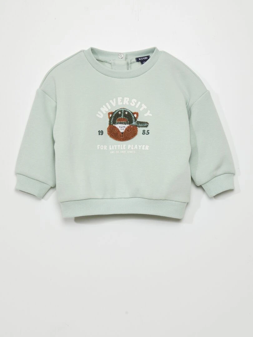 Sweat imprimé Vert