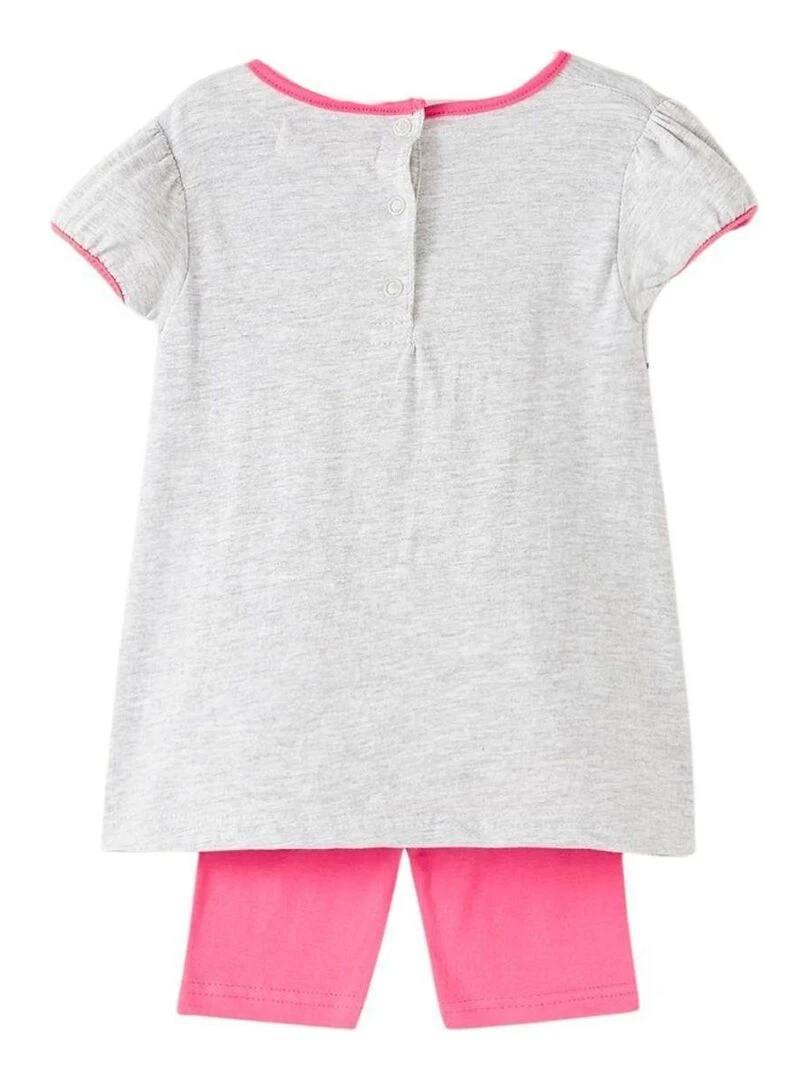 Lee Cooper Ensemble T shirt legging bébé fille Imprimé Logo Gris