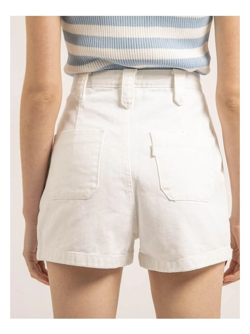 Short taille haute XOLINE   Blanc