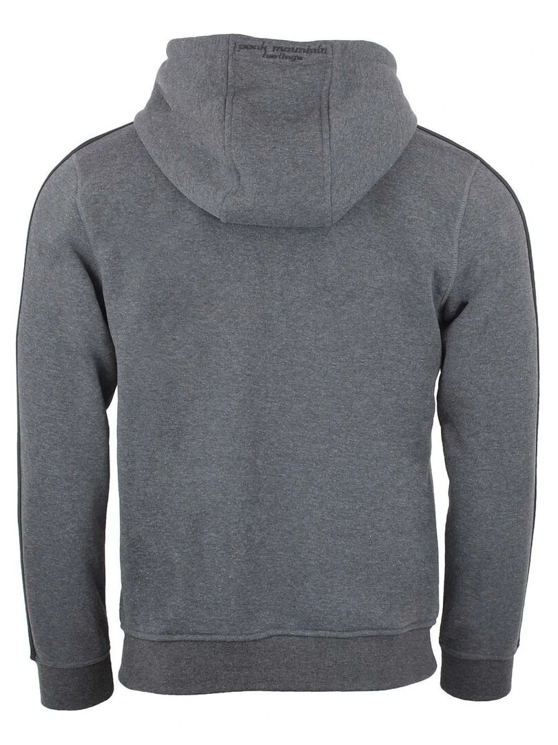Sweat zippé à capuche homme CYRIL PEAK MOUNTAIN Gris foncé