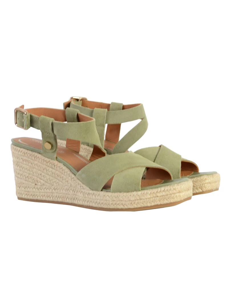 Sandales Compensées Geox Panarea   Vert