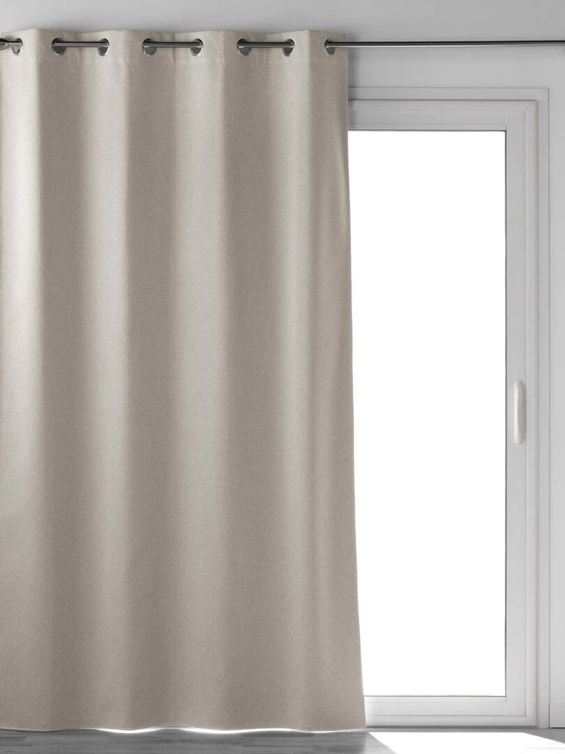 Rideau d'ameublement occultant et isolant Beige