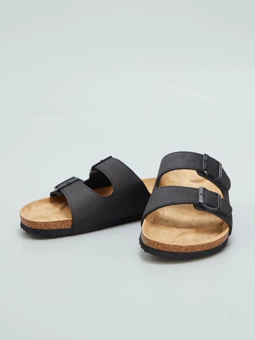 Mules avec brides   noir