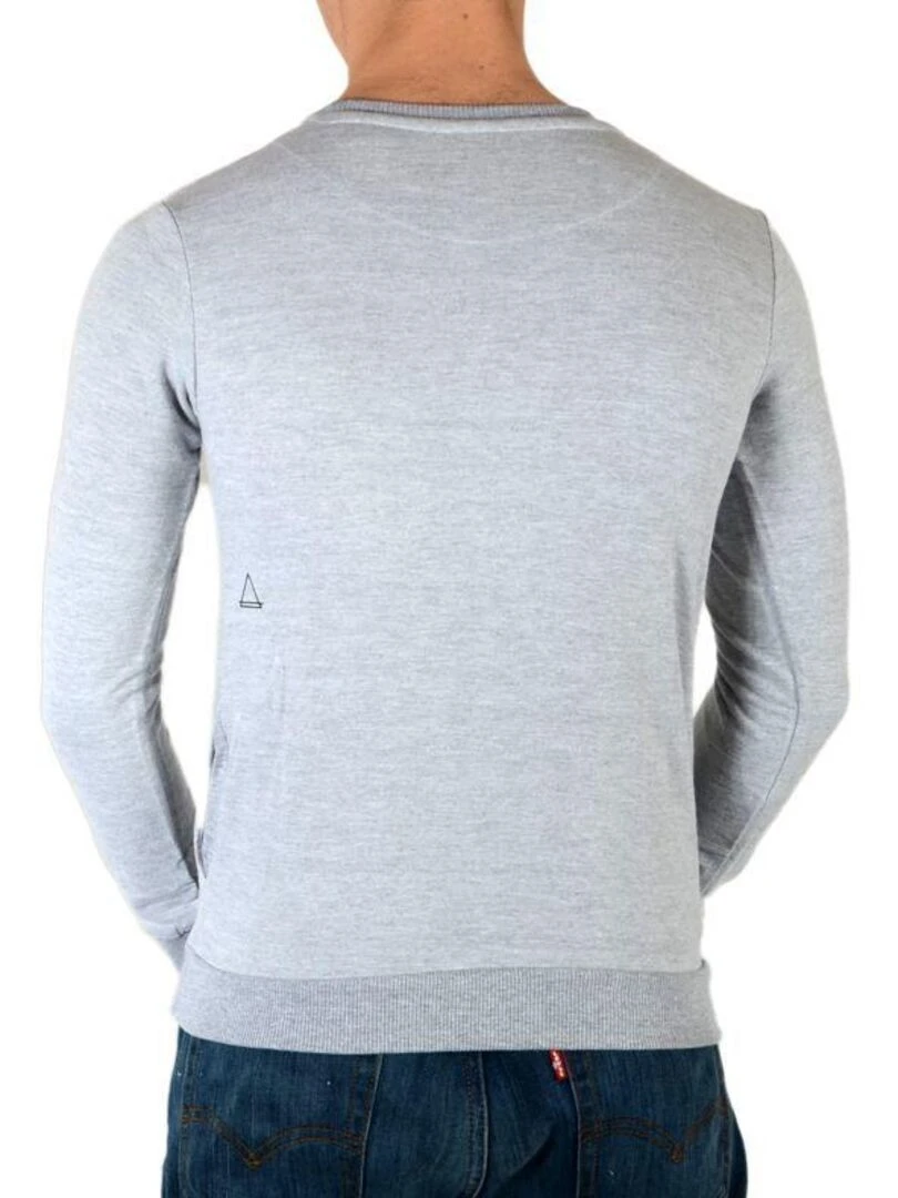 Sweat Little Eleven Paris Getluke FL Mixte Garçon  Fille  Gris Chiné   Gris
