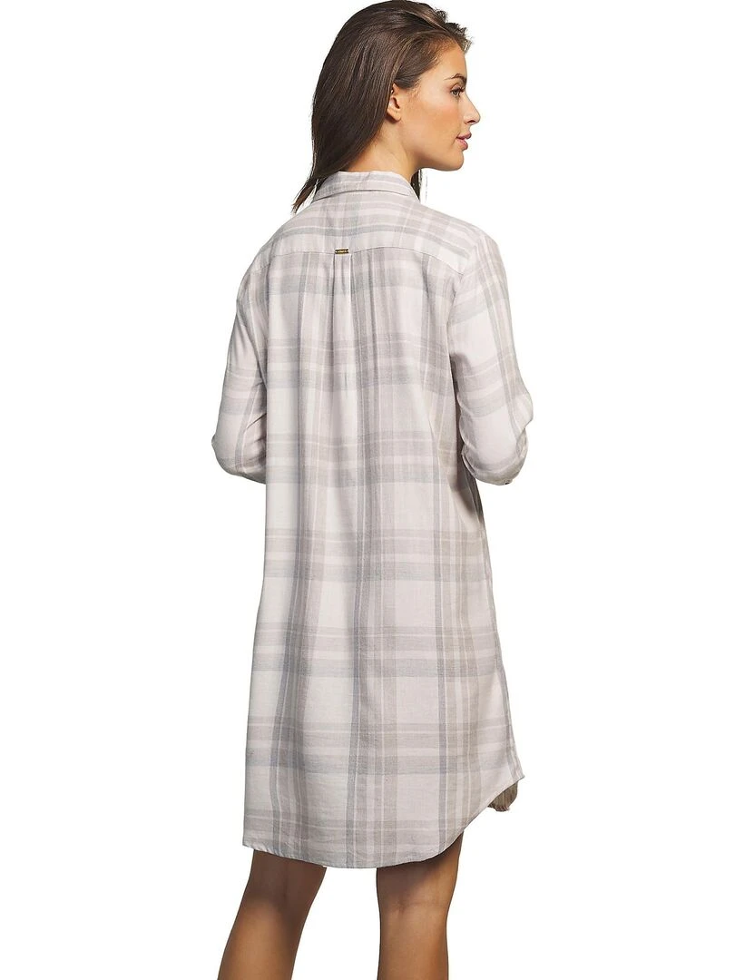 Chemise de nuit manches longues Nordic Beige