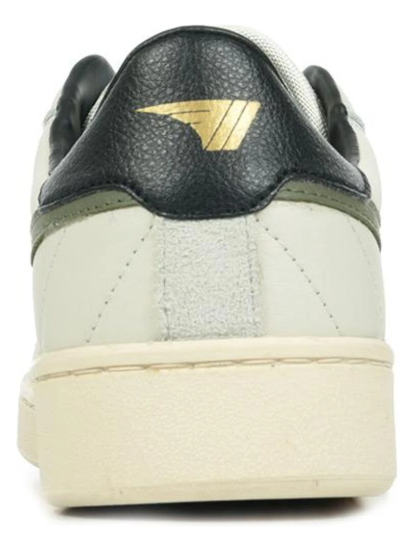 Baskets Gola Contact Leather   Blanc Kaki