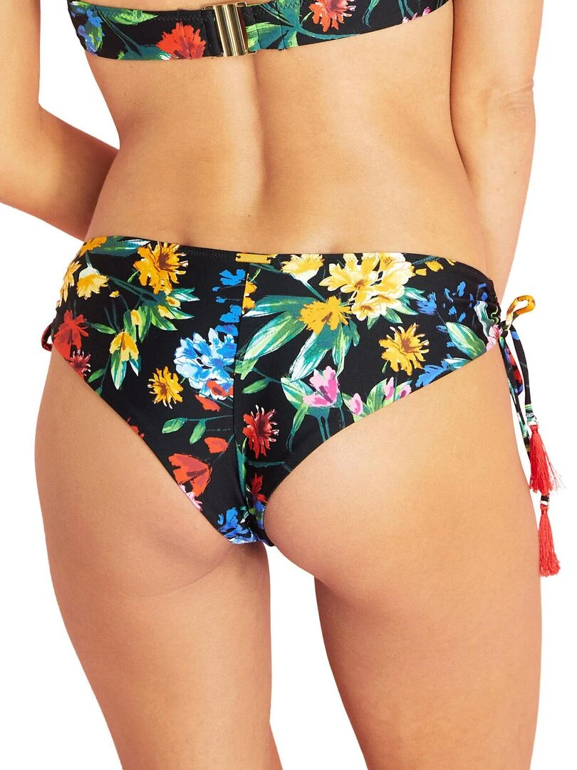 Bas maillot shorty de bain à nouettes Amalfi Noir