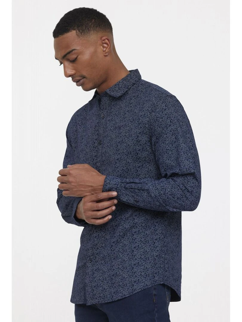Lee Cooper Chemise manches longues coton DIKO Bleu marine