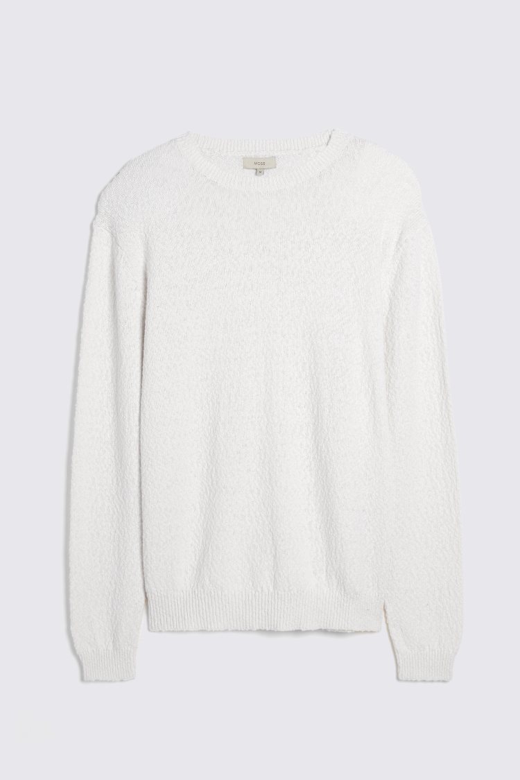 White Merino Mock-Neck Jumper   Buy Online at Moss