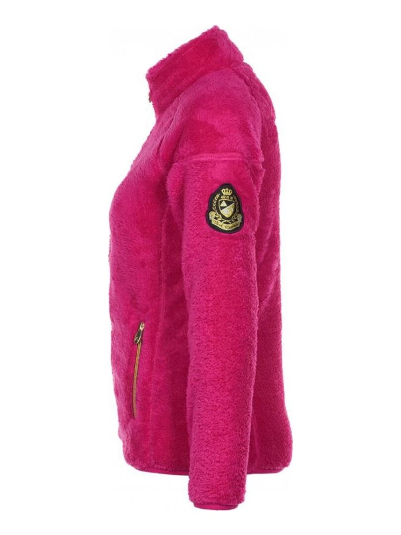 Blouson polaire femme AVIANE   Rose fushia