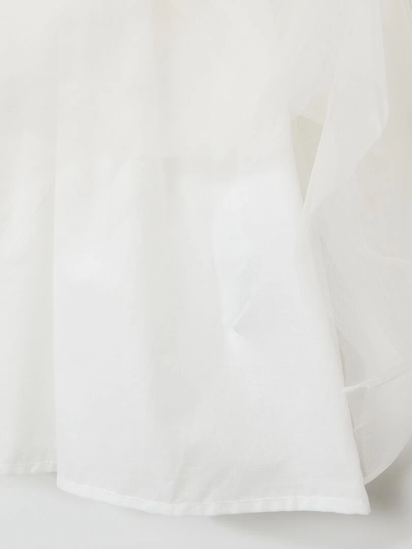 Robe de cérémonie   blanc